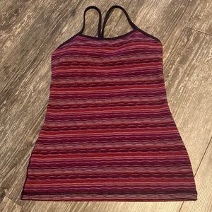 Lululemon Striped Power Y Tanktop